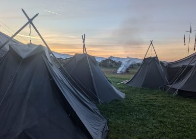 Morgenstimmung auf dem Sommerlager